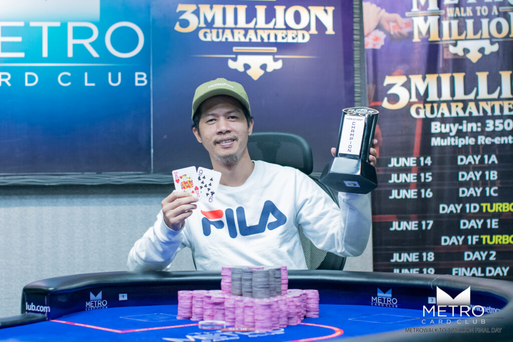 Oliver John Tapel wins Metro Walk To A Million