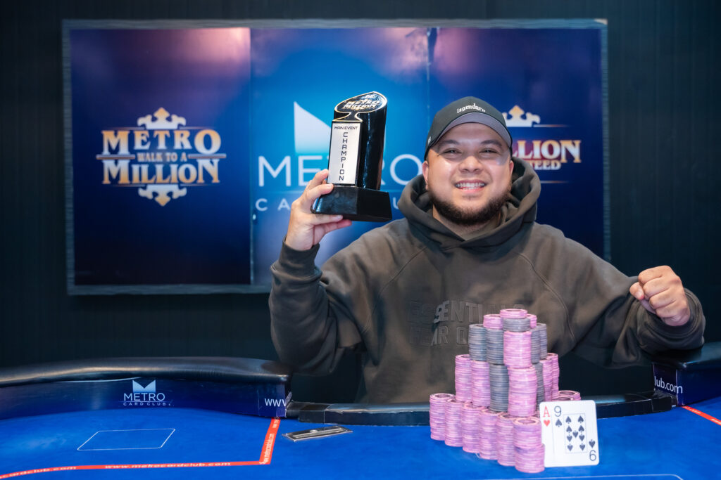 James Zaragoza wins 2024 Metro Walk To A Million