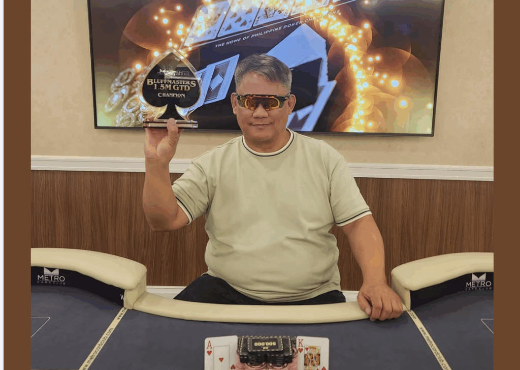Earl Mendoza wins BluffMasters