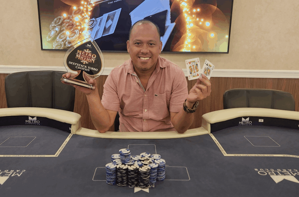 Edmon Rebadulla wins Deepstack Turbo