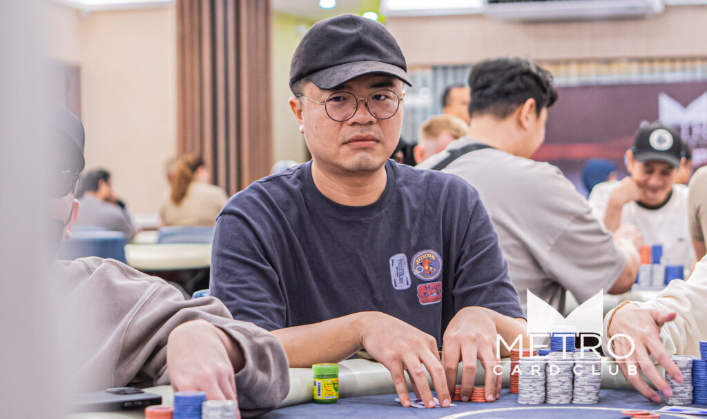 Po-Hsun Liao of Philippine Poker Millions Day 1B