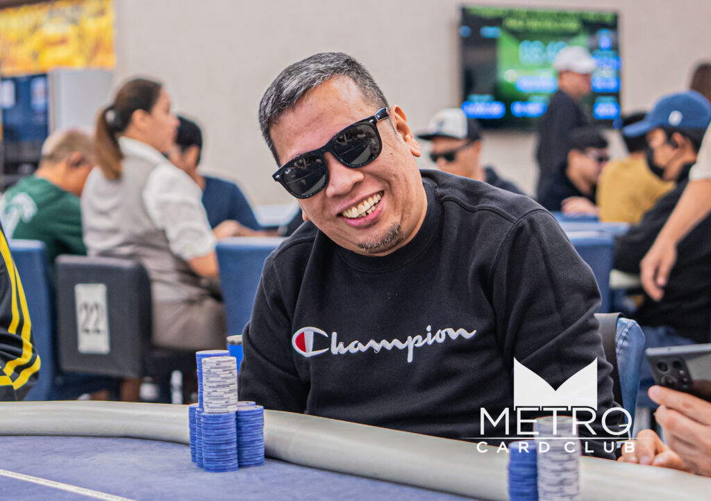 Marciel Cerbito at Philippine Poker Millions