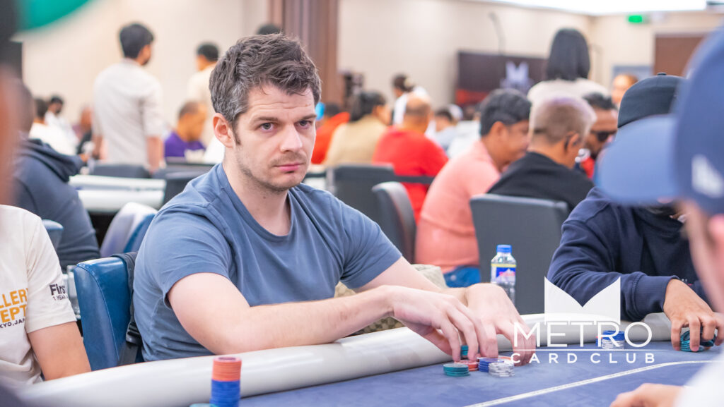 Gary Thompson at Philippine Poker Millions Mini High Roller