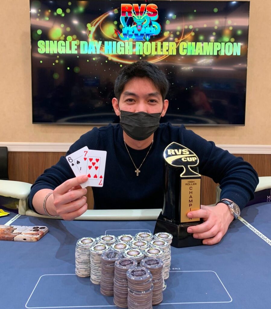 John Tech wins Single Day High Roller at RVS Cup