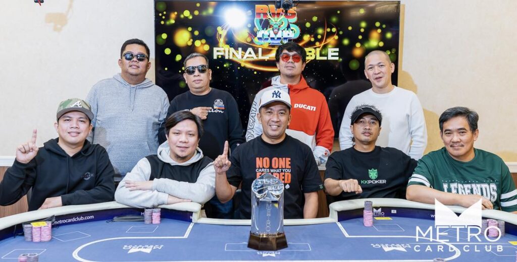 RVS Cup Main Event final table