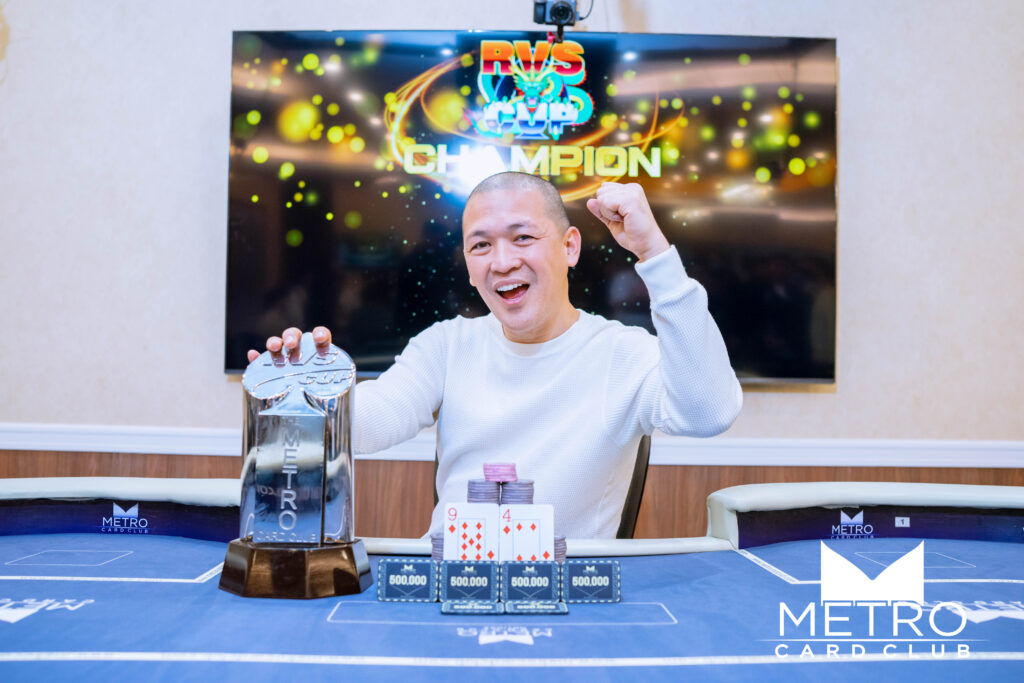 Michael Manlapaz wins RVS Cup Main Event