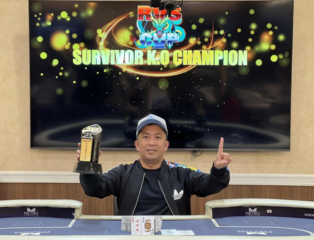 Marvin Cerbito wins Survivor Knockout 200K GTD at RVS Cup