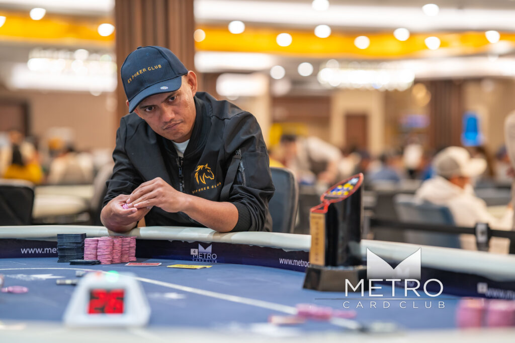 Rowell Ama at PPT Main Event heads up