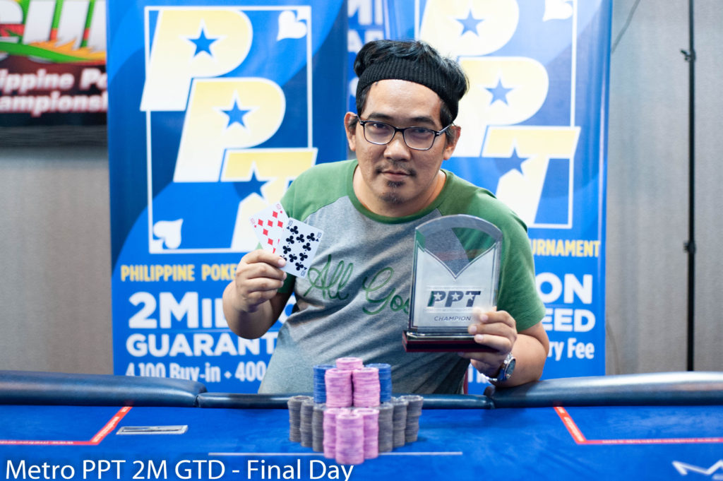 Rasid Paitao wins the Philippine Poker Tournament Main Event - Metro ...