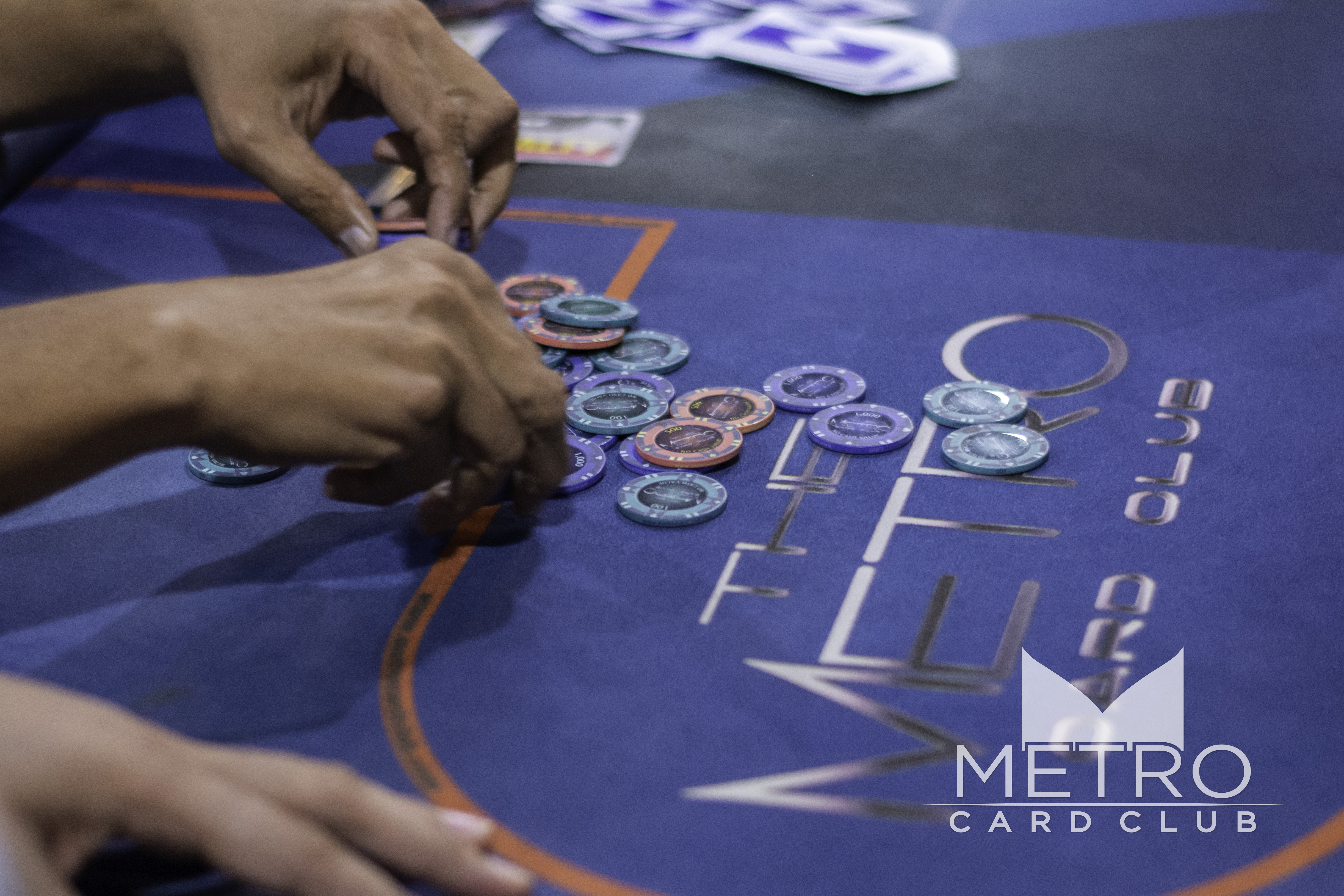 Metro Carc Club Poker Chips