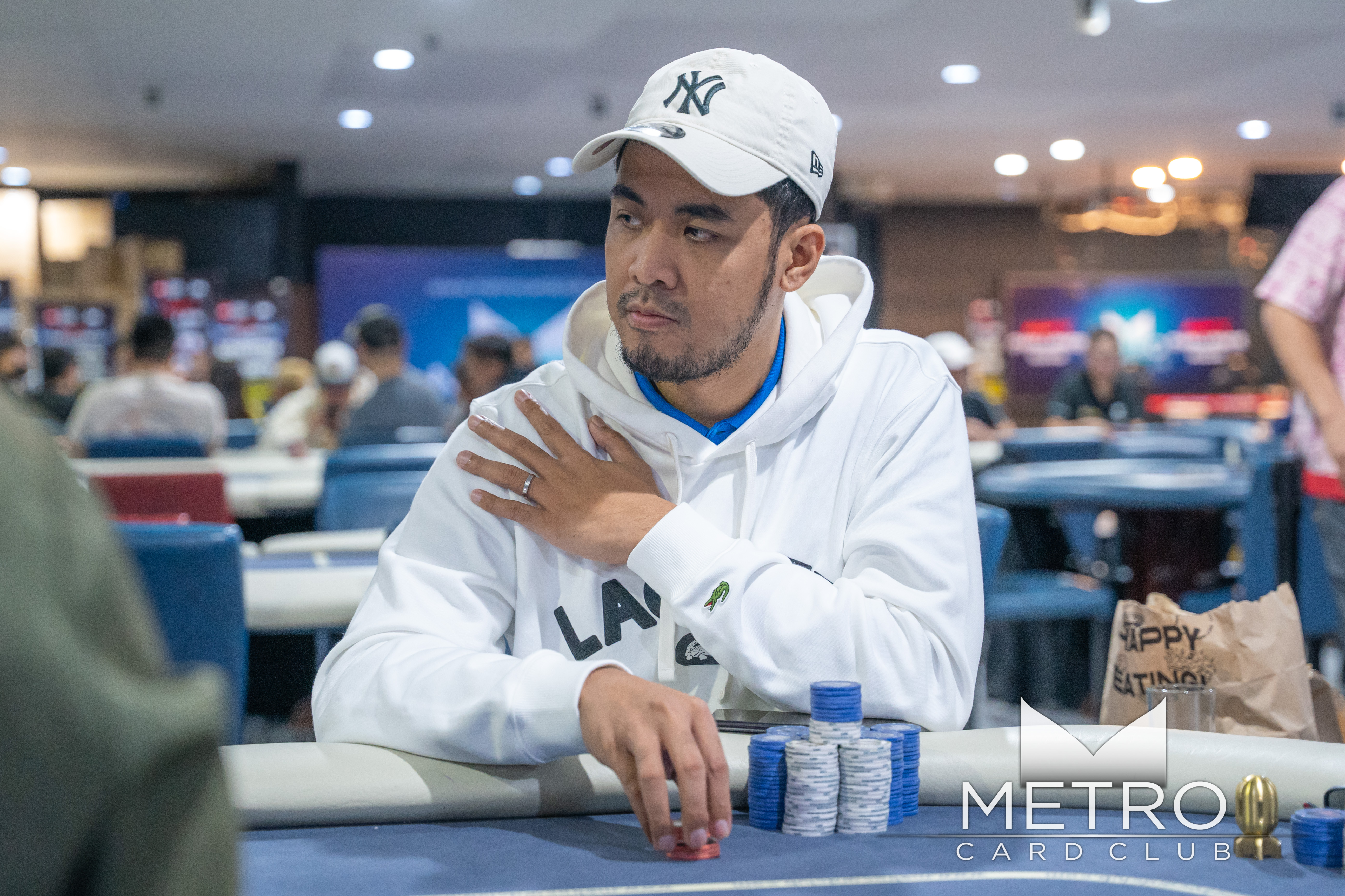 Francisco Cruz APT Challenge Day 1B chip leader